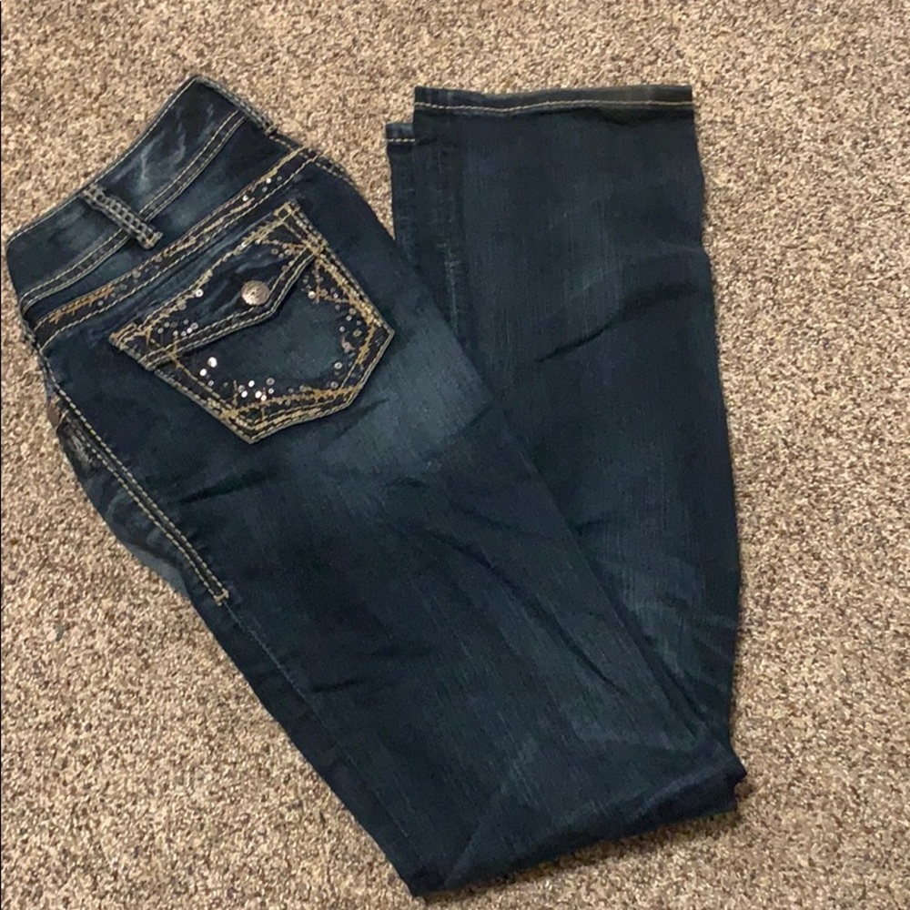 Silver jeans